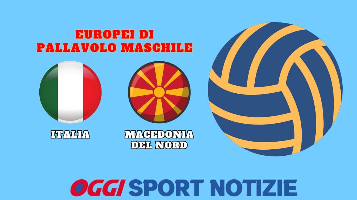 Europei volley Italia Macedonia