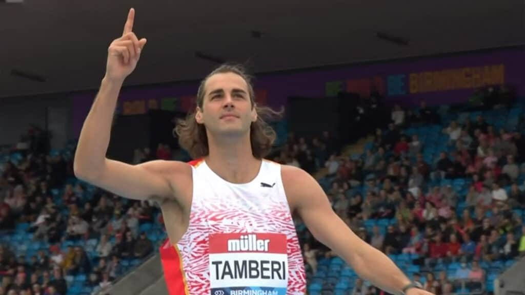 Gianmarco Tamberi. Diamond League, Birmingham (21.05.2022)