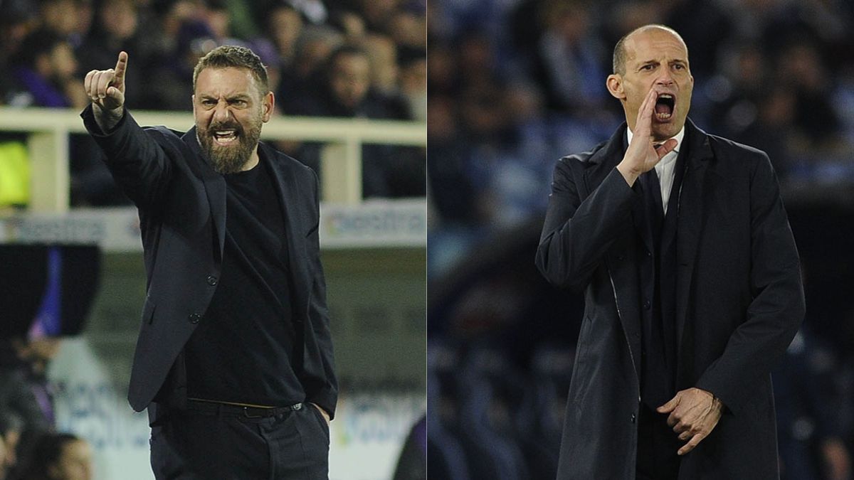 De Rossi Allegri Roma Juventus