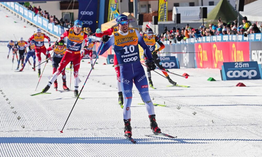 Federico Pellegrino. Skiathlon 2x10km, Val di Fiemme, Tour de Ski, 04/01/2025 (Credit: @Archivio FISI)