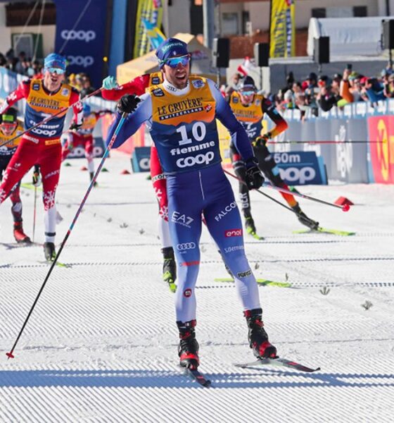 Federico Pellegrino. Skiathlon 2x10km, Val di Fiemme, Tour de Ski, 04/01/2025 (Credit: @Archivio FISI)