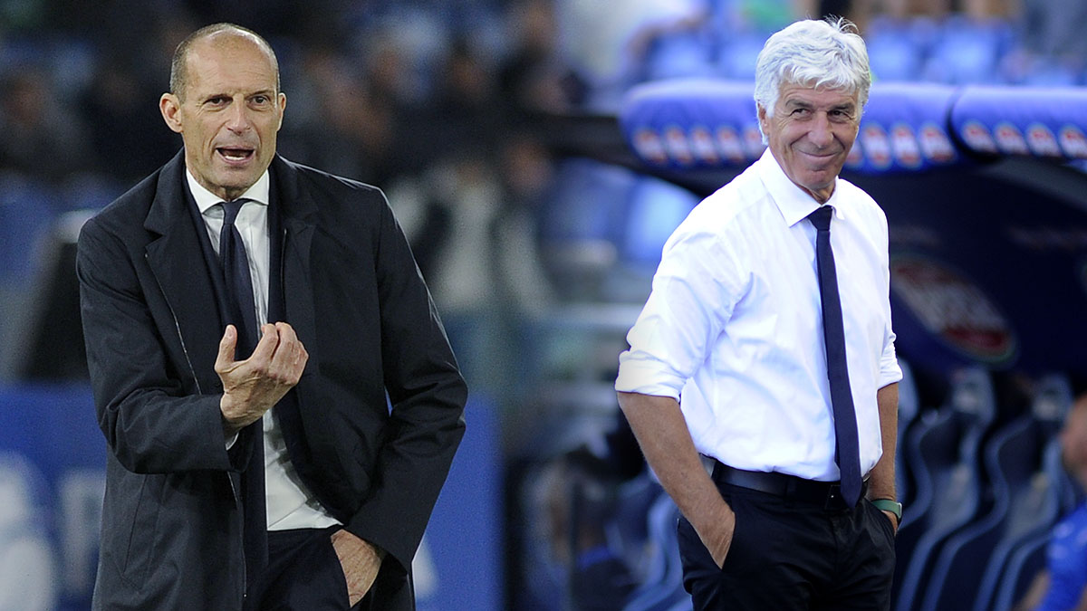 Allegri Gasperini Juventus Atalanta