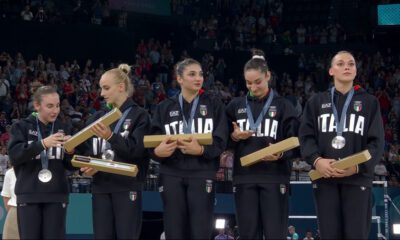 Manila Esposito, Alice D’Amato, Angela Andreoli, Elisa Iorio e Giorgia Villa (Ginnastica artistica, Parigi 2024)