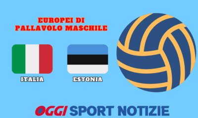 Pallavolo maschile: Italia-Estonia