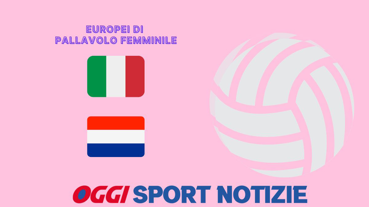 Italia-Olanda europei volley