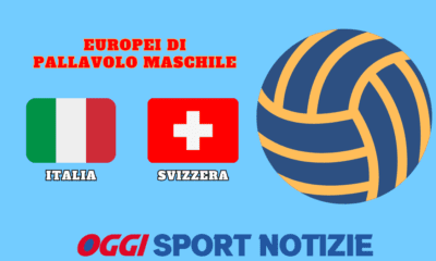 Pallavolo maschile: Italia-Svizzera