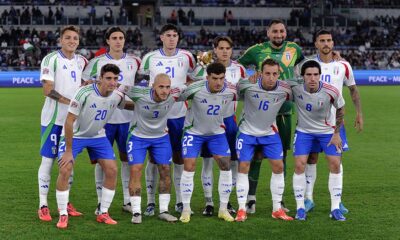 Italia foto prima del match