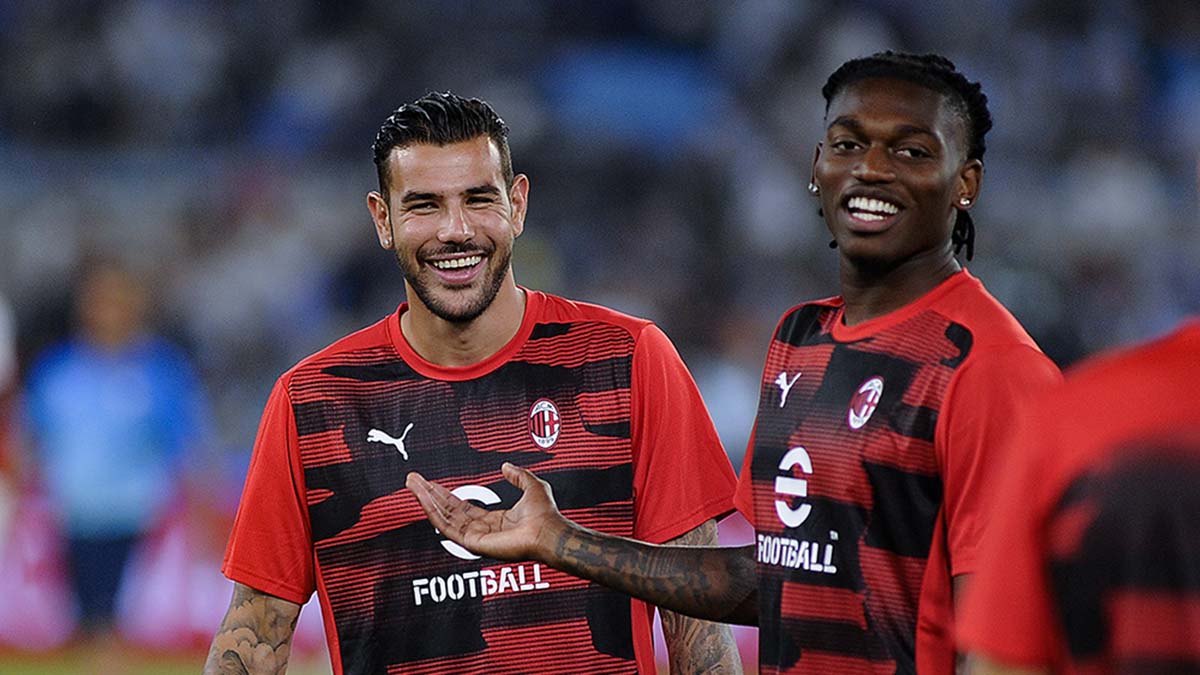 Leao e Theo Milan