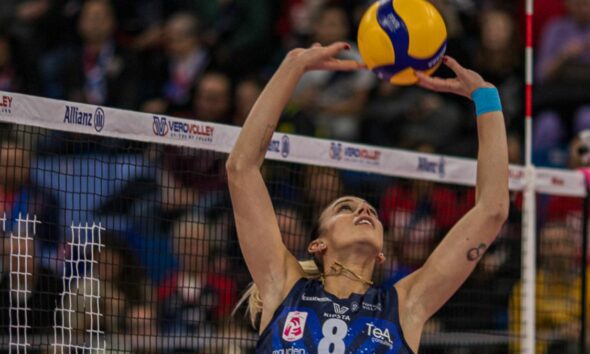 Orro capitana della squadra di Serie A1 Vero Volley Milano