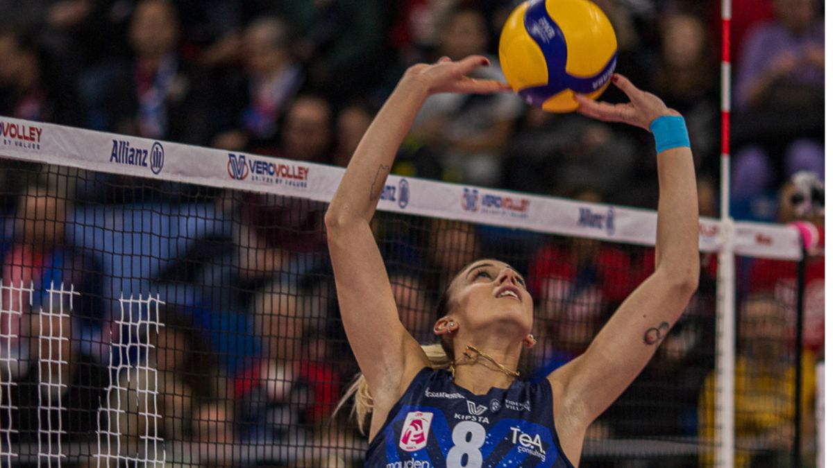 Orro capitana della squadra di Serie A1 Vero Volley Milano