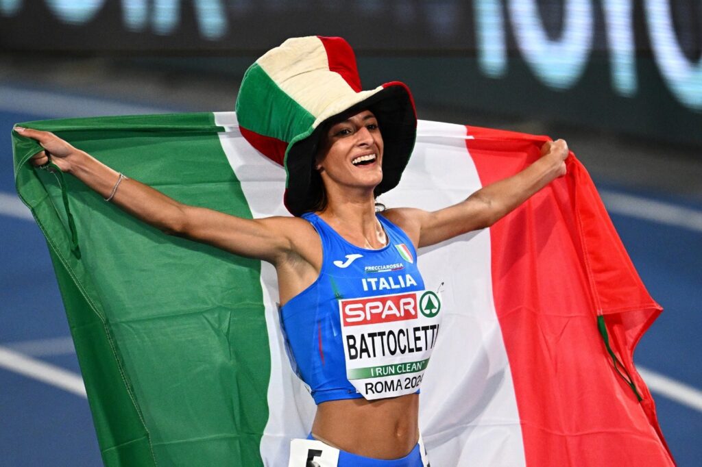 Nadia Battocletti. 5000 metri. Europei Atletica Roma 2024 (©European Athletics)