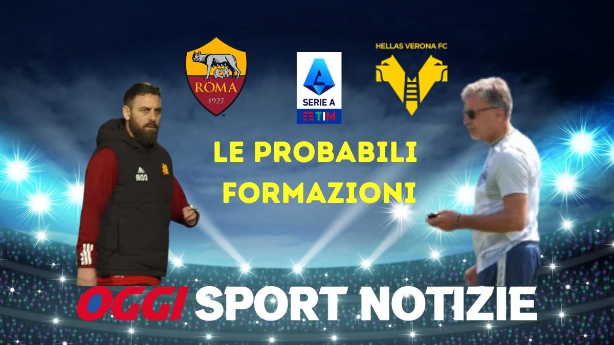 Roma-Verona probabili formazioni