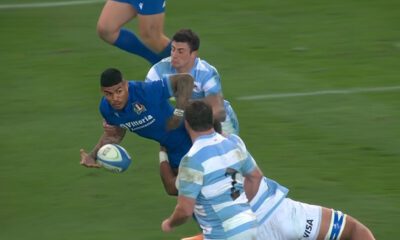 Monty Ioane. (Rugby, Autumn Nations Series. Italia vs Argentina. 09/11/2024)