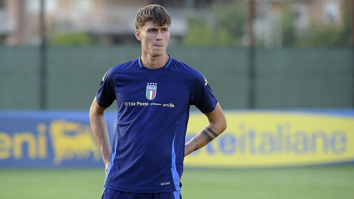 Savona con la maglia della Nazionale Italiana