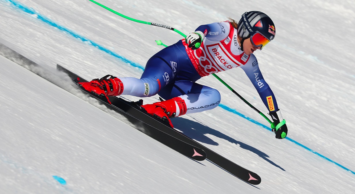 Sofia Goggia, Supergigante St. Moritz 21/12/2024 (credits @archivio FISI)