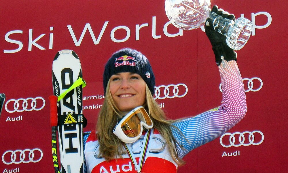 Lindsey Vonn (Licence: U.S. Ski Team, CC BY 2.0 , via Wikimedia Commons)