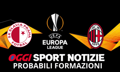 Slavia Praga Milan probabili