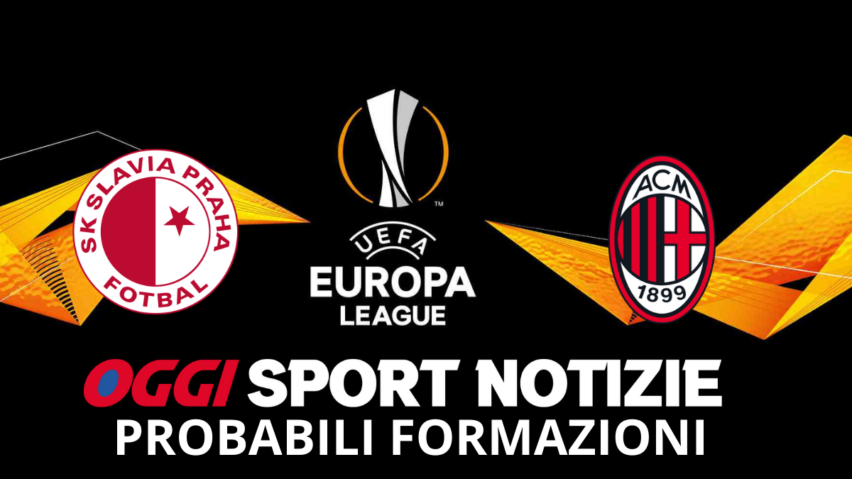 Slavia Praga Milan probabili