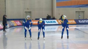 Team Pursuit Davide Ghiotto, Michele Malfatti, Andrea Giovannini, Milwaukee 02-02-2025