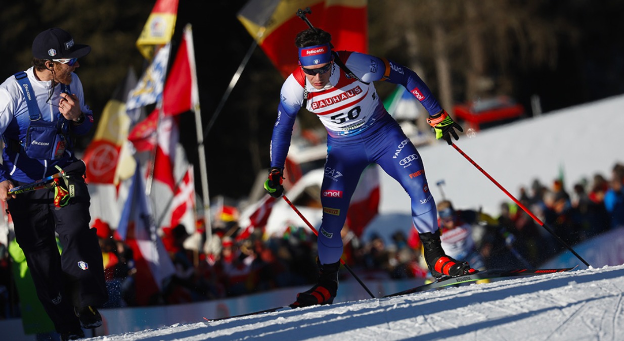 Tommaso Giacomel, Sprint Anterselva (ITA), 24/01/2025 (credits @Archivio FISI)