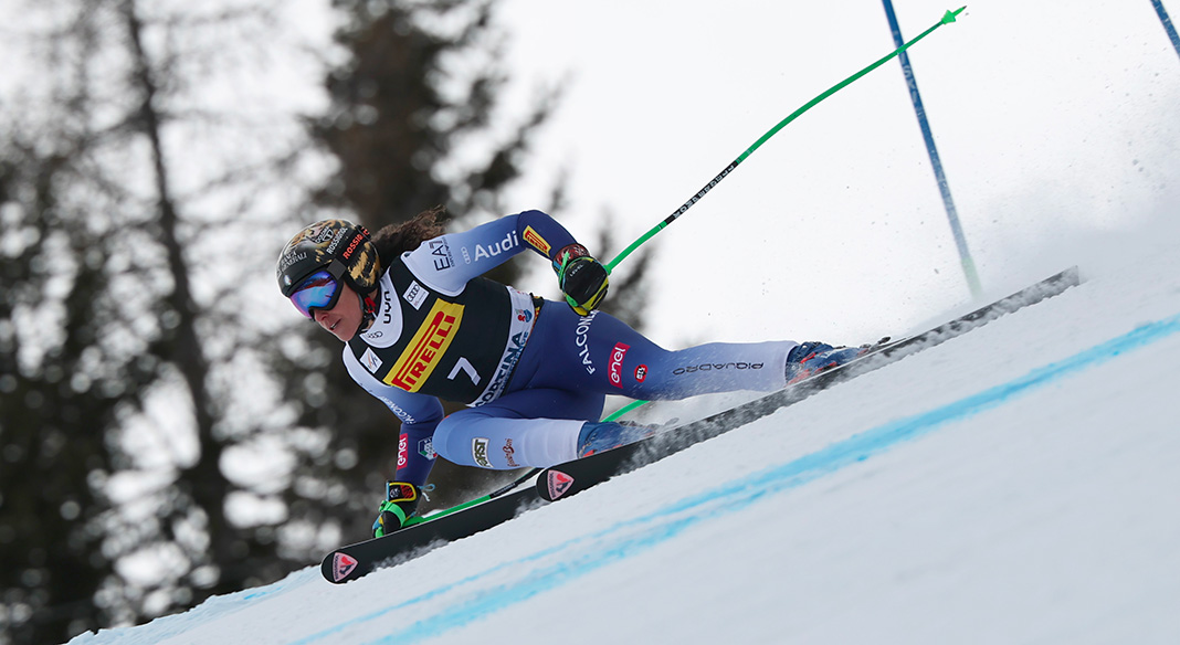 Federica Brignone, Super G, Cortina d'Ampezzo 1/01/2025 (Credit @Archivio FISI)