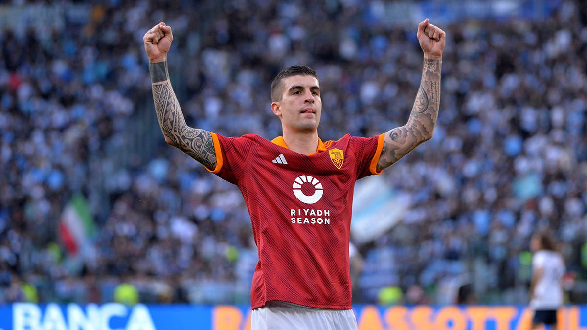 Gianluca Mancini Roma esultanza