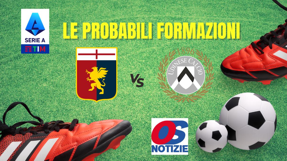 Genoa Udinese probabili