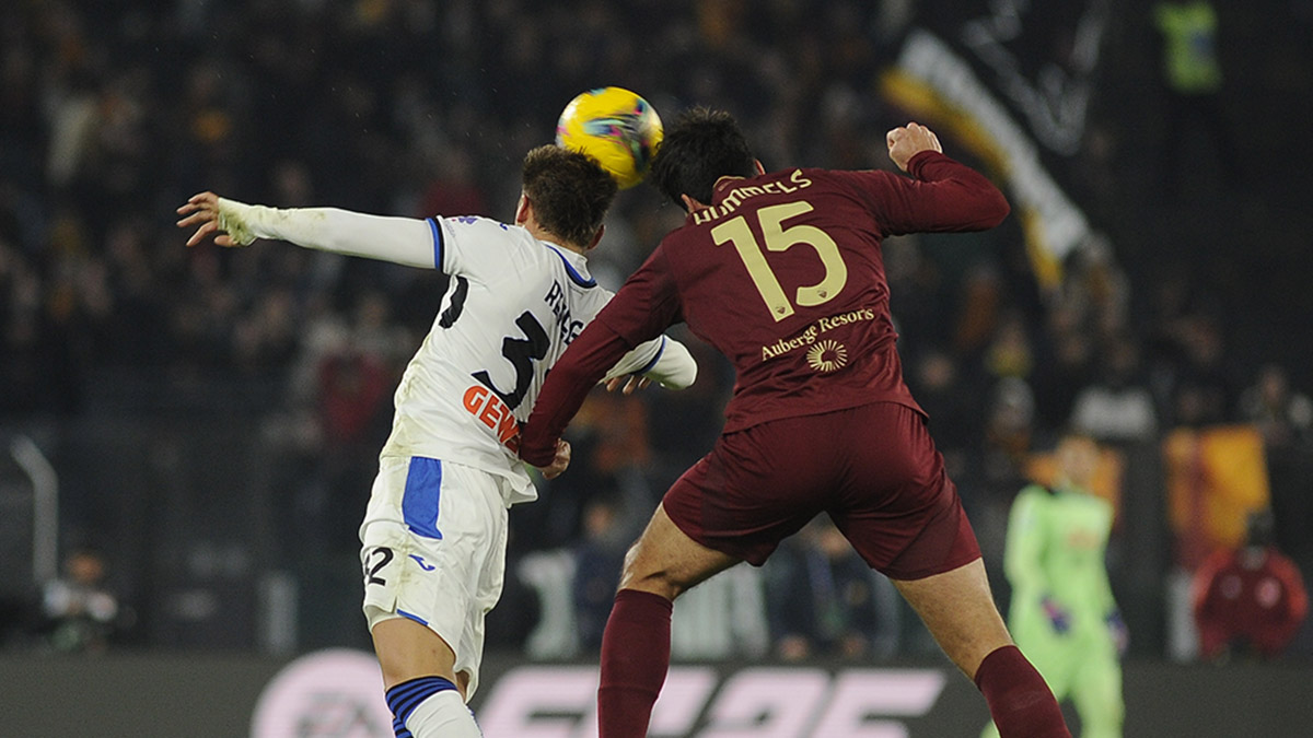 Roma-Atalanta: MATS HUMMELS E MATEO RETEGUI IN AZIONE