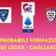 lecce cagliari probabili