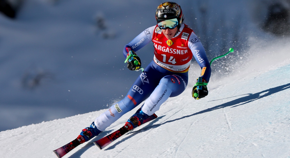 Federica Brignone, Discesa Libera di St. Anton - AUT, 11/01/2025 (Credit @Archivio FISI)