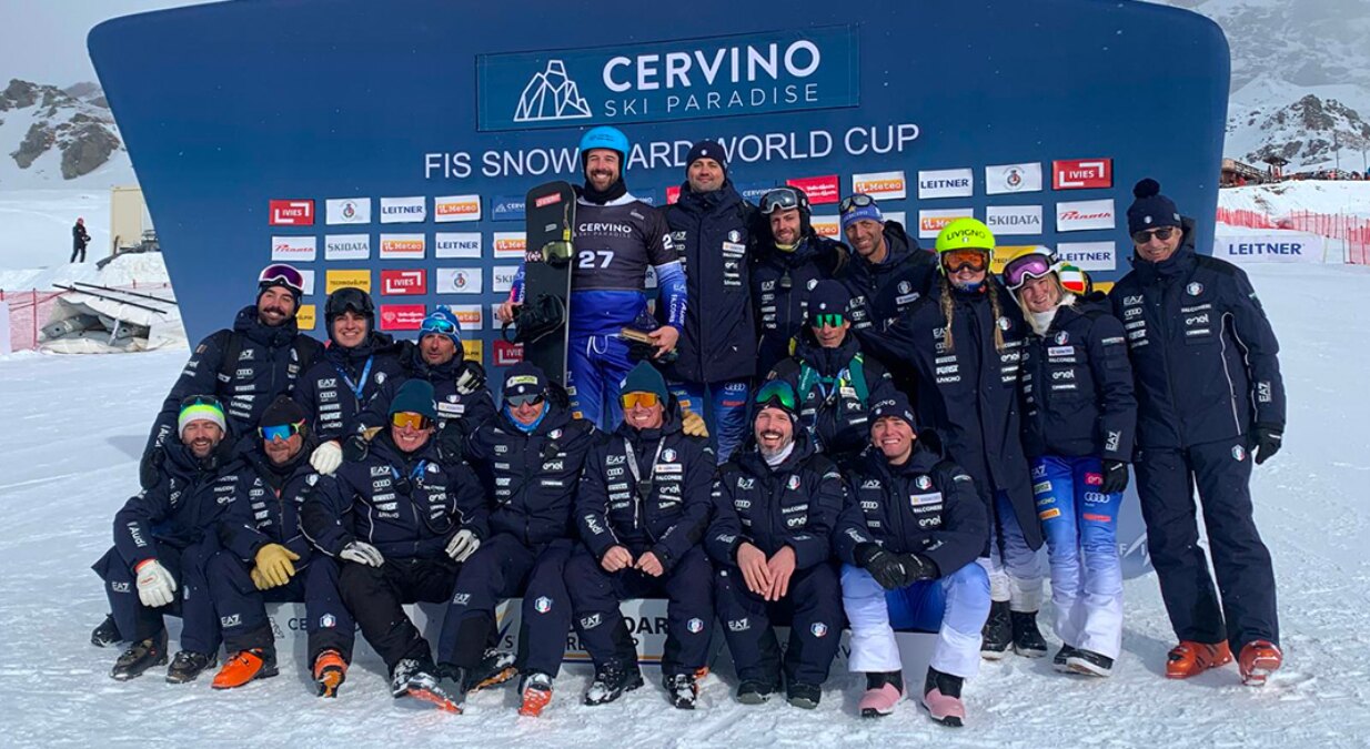 Lorenzo Sommariva, Snowboardcross, Cervinia 14/12/2024 (Credits @Archivio FISI)