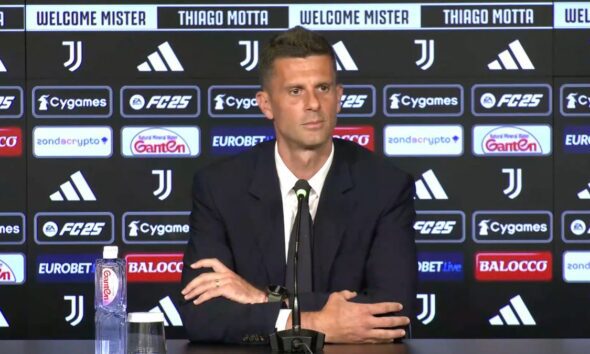 Juventus Thiago Motta in conferenza stampa